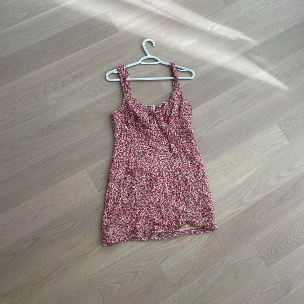 Pink Floral Dress PacSun